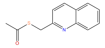 S-2-Quinolinemethyl thioacetate